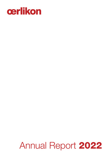 Thumbnail OC Oerlikon Annual Report 2022