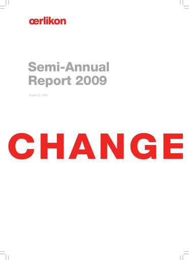 Thumbnail OC Oerlikon Half-year Report 2009