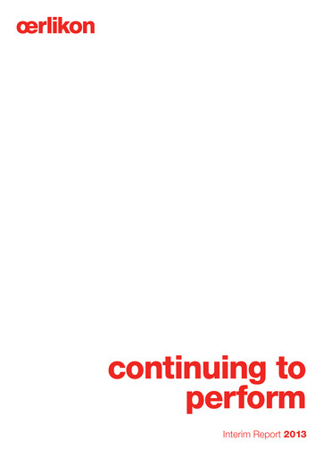 Thumbnail OC Oerlikon Half-year Report 2013