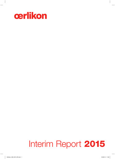 Thumbnail OC Oerlikon Half-year Report 2015