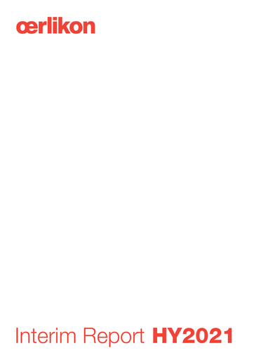 Thumbnail OC Oerlikon Half-year Report 2021