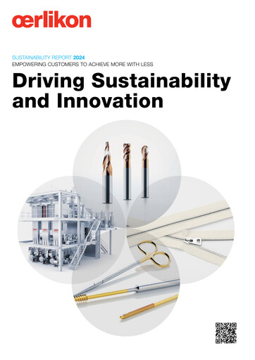 Thumbnail OC Oerlikon Sustainability Report 2024