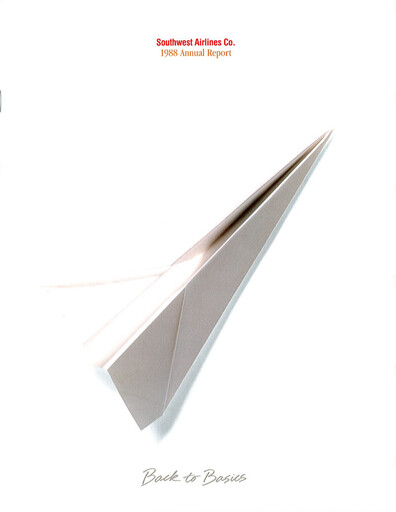Thumbnail Southwest Airlines Annual Report 1988