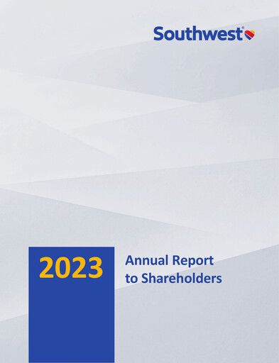 Thumbnail Southwest Airlines Annual Report 2023