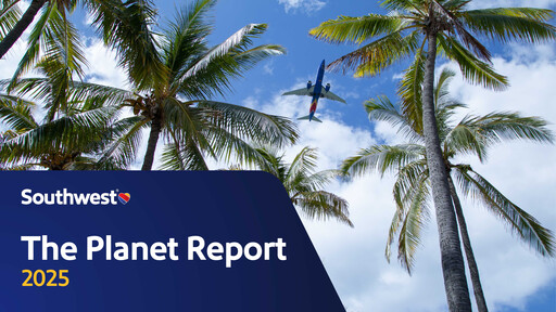 Thumbnail Southwest Airlines Sustainability Report 2025