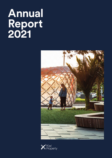 Thumbnail Kiwi Property Annual Report 2021