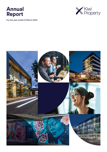 Thumbnail Kiwi Property Annual Report 2022