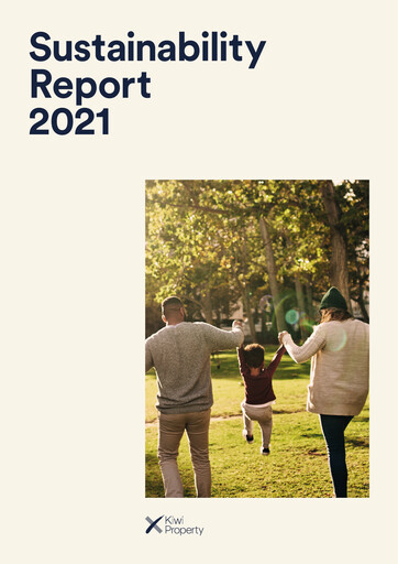 Vorschaubild Kiwi Property Nachhaltigkeitsbericht 2021