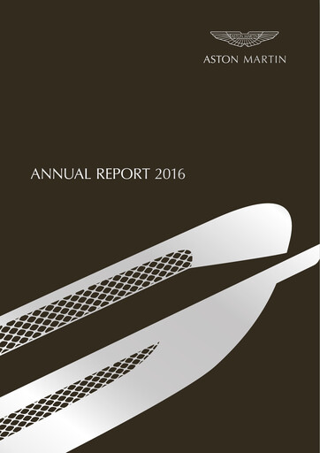 Thumbnail Aston Martin
 Annual Report 2016