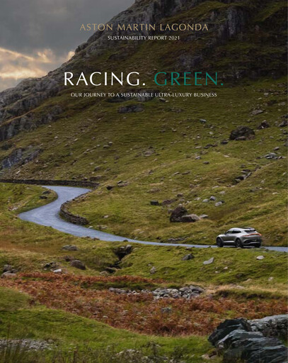 Thumbnail Aston Martin
 Sustainability Report 2021