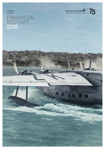 Vorschaubild Air New Zealand
 Halbjahresbericht 2015-h1