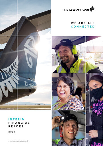 Vorschaubild Air New Zealand
 Halbjahresbericht 2021-h1