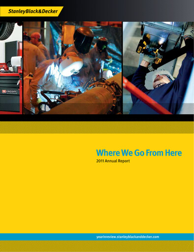 Thumbnail Stanley Black & Decker

 Annual Report 2011