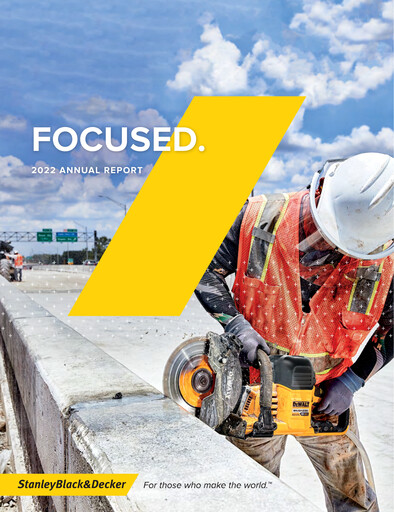 Thumbnail Stanley Black & Decker

 Annual Report 2022