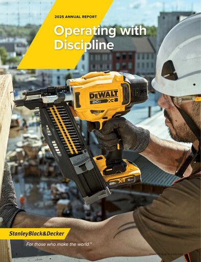 Thumbnail Stanley Black & Decker

 Annual Report 2025