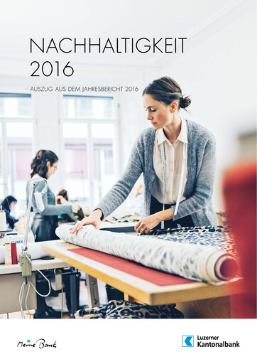 Thumbnail Luzerner Kantonalbank Sustainability Report 2016