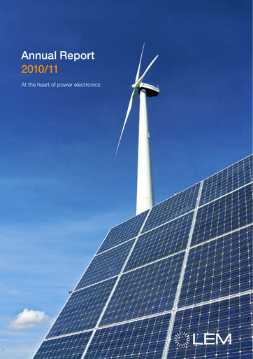 Thumbnail LEM Holding Annual Report 2010-2011