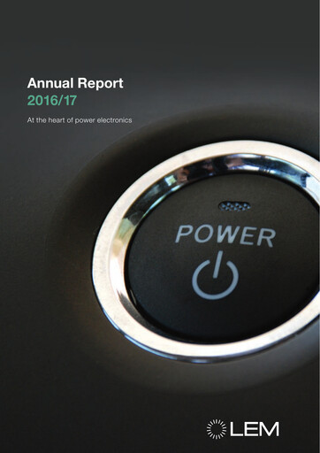 Thumbnail LEM Holding Annual Report 2016-2017