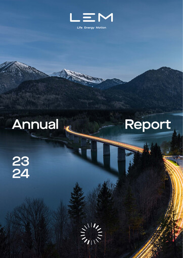 Thumbnail LEM Holding Annual Report 2023-2024