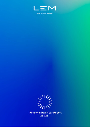 Thumbnail LEM Holding Half-year Report 2025-2026