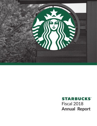 Thumbnail Starbucks Annual Report 2018