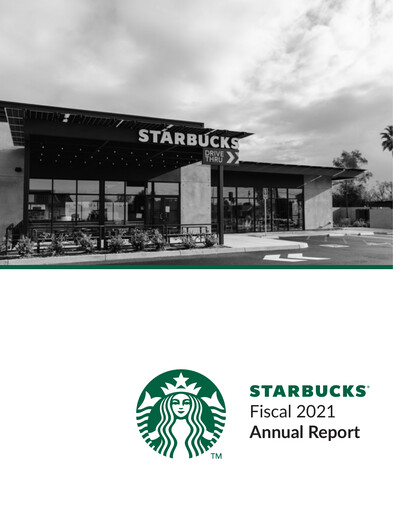 Thumbnail Starbucks Annual Report 2021