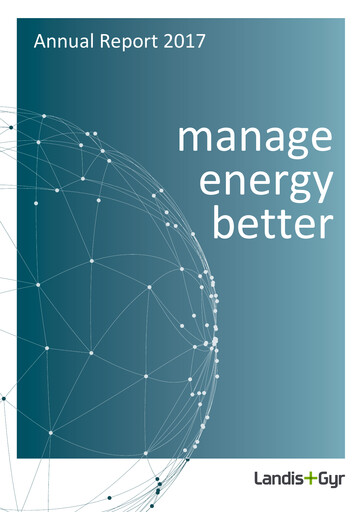 Thumbnail Landis+Gyr Annual Report 2017