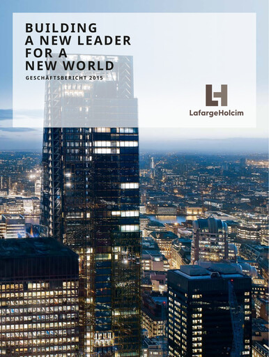 Miniature Holcim Group Rapport annuel 2015
