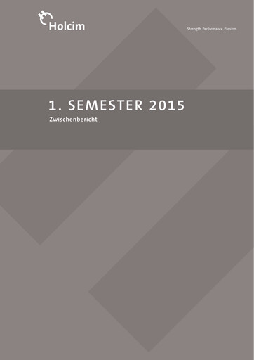 Thumbnail Holcim Group Half-year Report 2015-h1