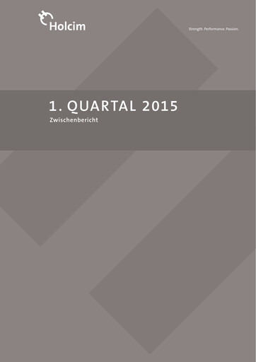 Thumbnail Holcim Group Quarterly Report 2015-q1