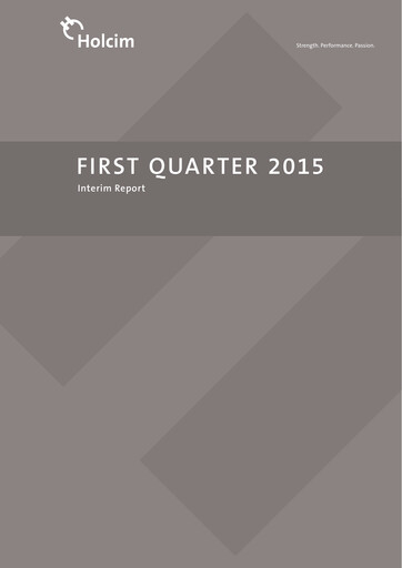 Thumbnail Holcim Group Quarterly Report 2015-q1