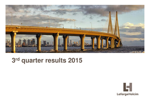 Thumbnail Holcim Group Quarterly Report 2015-q3