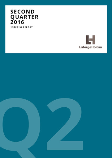 Thumbnail Holcim Group Quarterly Report 2016-q2