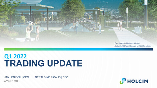 Thumbnail Holcim Group Quarterly Report 2022-q1