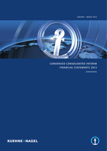 Thumbnail Kühne + Nagel
 Quarterly Report 2013-q1
