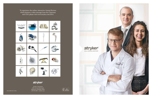 Thumbnail Stryker Corporation Annual Report 2014