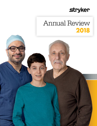 Thumbnail Stryker Corporation Annual Report 2018