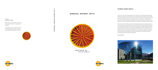 Thumbnail Interroll Annual Report 2012