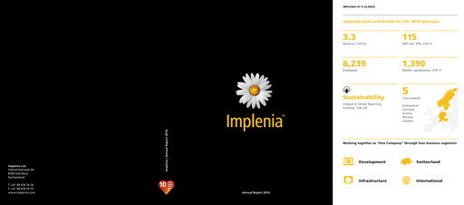 Thumbnail Implenia AG Annual Report 2016