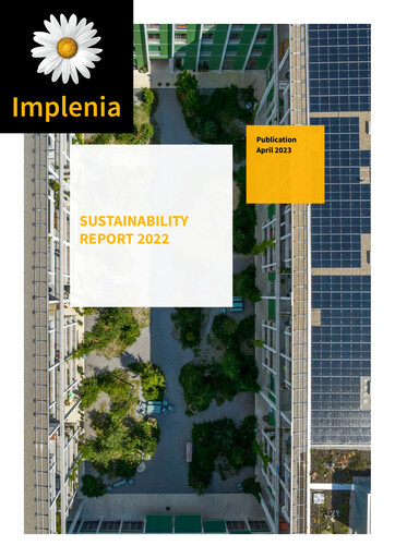 Thumbnail Implenia AG Sustainability Report 2022