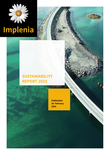 Thumbnail Implenia AG Sustainability Report 2023