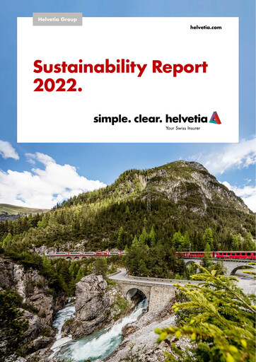 Thumbnail Helvetia Holding Sustainability Report 2022