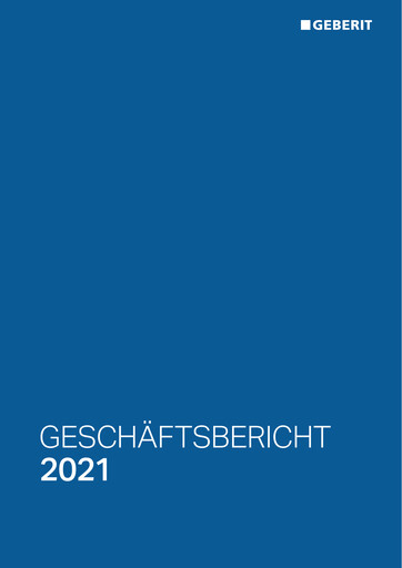 Thumbnail Geberit Annual Report 2021