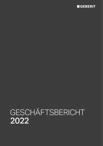 Thumbnail Geberit Annual Report 2022