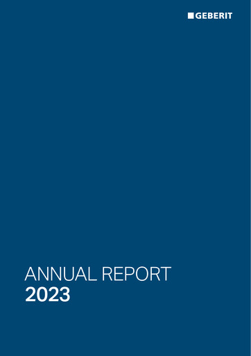 Thumbnail Geberit Annual Report 2023