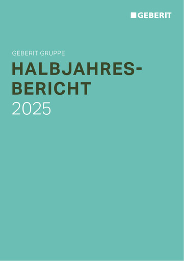 Miniature Geberit Rapport semestriel 2025-h1