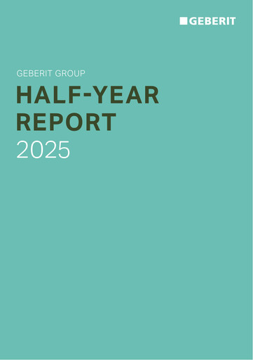 Miniature Geberit Rapport semestriel 2025-h1