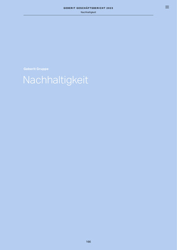 Miniature Geberit Rapport de durabilité 2023