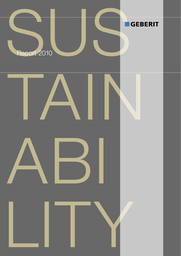 Thumbnail Geberit Sustainability Report 2010