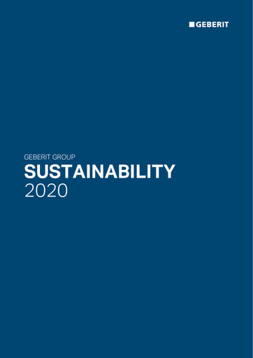 Thumbnail Geberit Sustainability Report 2020